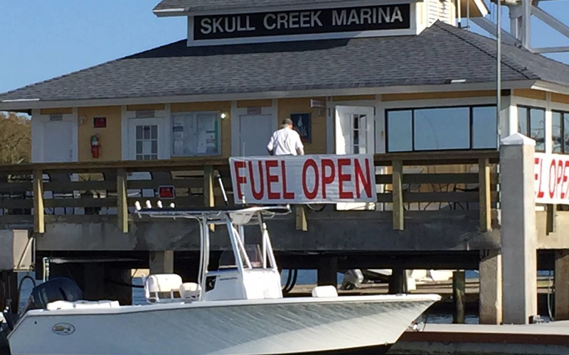 Fishing Boat at Skull Creek Marina