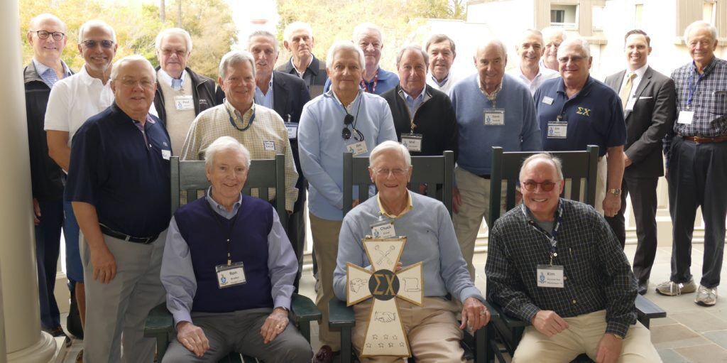 Hilton Head Sigma Chi Alumni Chapter assembled